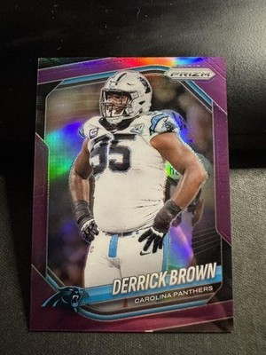 2025 Panini Prizm #76 Derrick Brown Purple #/125