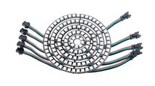 128 RGB LED Ring WS2812 5050 Full Color for Arduino Raspberry Pi ESP8266