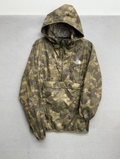 THE NORTH FACE NOVELTY FANORAK MEN'S Small BURNT OLIVE GREEN PONDEROSA PRINT