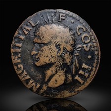 ROMAN EMPIRE. Marcus Agrippa AS under Caligula - Gaius - Neptune - Rome