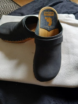 clogs damen gr/40...schwarz wildleder