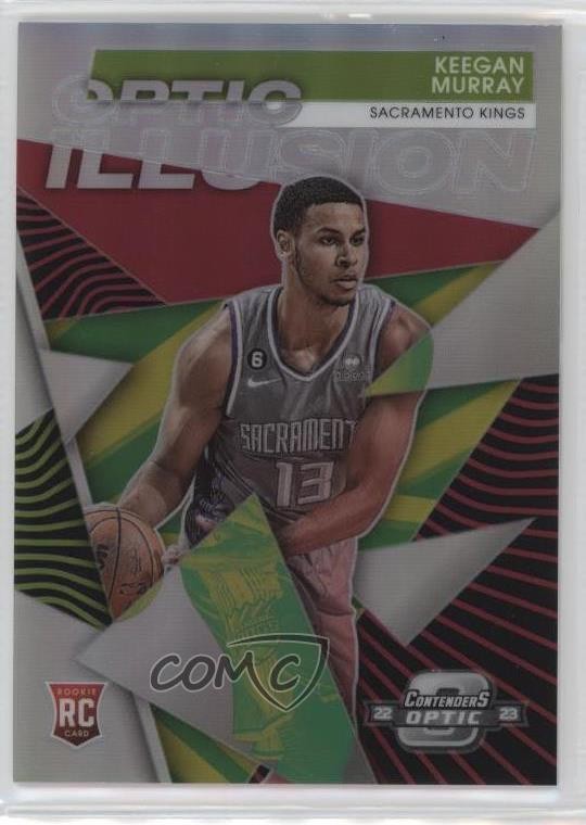 2022-23 Panini Contenders Optic Optic Illusion Keegan Murray #22 Rookie RC 1bi0