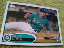 Alex Liddi 2012 Topps RC MLB Rookie Card Seattle Mariners NM bbC. rookie card picture