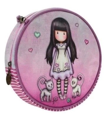 *Neu* Santoro Gorjuss runde Accessoire-Tragehandtasche   hohe Schwänze 661GJ05