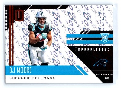D.J. Moore 2018 Panini Unparalleled Flight #257