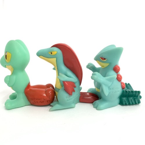 Pokemon Kids Treeko Jumple Sceptile Different Colors Figure Puppet Set of 3 - Picture 3 of 10