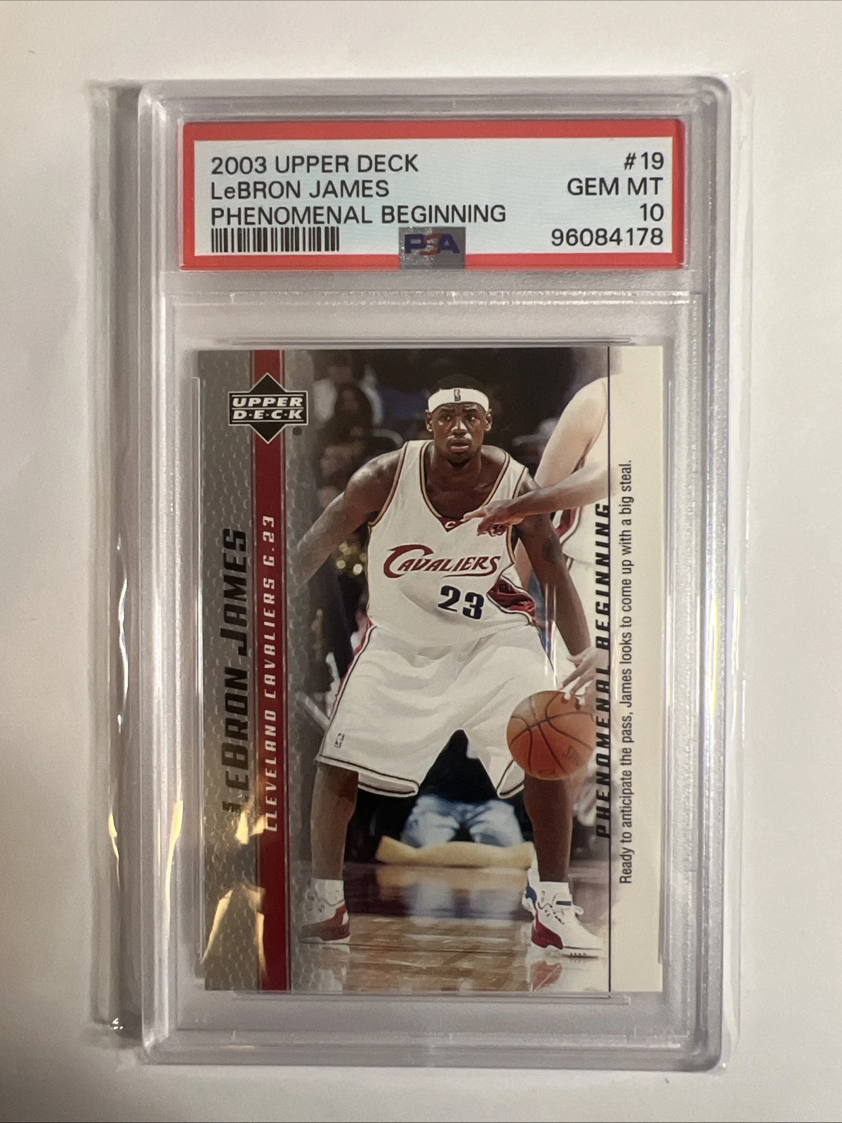Lebron James trading card