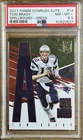 2017 Panini Donruss Elite Spellbound #14 Tom Brady Spellbound Green PSA 8.5