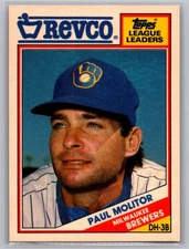 1988 Topps Revco League Leaders #20 Paul Molitor