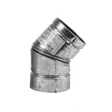 3" Selkirk VP Pellet Vent Pipe 45 Degree Elbow - 3VP-45-EL