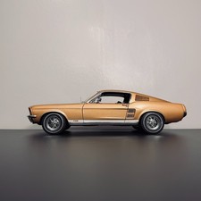 1:18 AUTOart 1967 Ford Mustang GT 390 Fastback Gold BNIB! SUPER RARE!