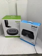NEW iRobot Roomba i3 +Self-Emptying Robot Vacuum & Black Braava Jet m6 Robot Mop