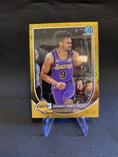 2025-26 Bowman Basketball - Bronny James Jr #BCV-122 Gold Shimmer Refractor /50