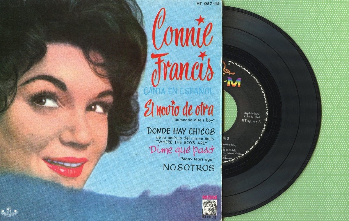 CONNIE FRANCIS / El Novio De Otra, Nosotros / MGM HT 057-45
