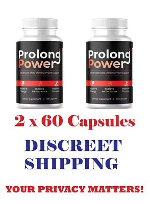 2 X Prolong Power Formula Pills Advanced Support Dietary Supplements ( 60 Caps)