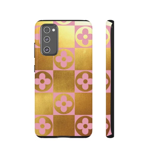 Gold Foil And Pink Tough Cases For iPhones, Samsung Galaxy and Google Pixel - Picture 244 of 245