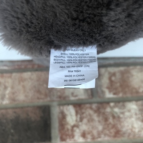 Little Starter Huggable Teddy Bear 18” Plush Gray Stuffed Animal Toy Cub - Picture 6 of 7