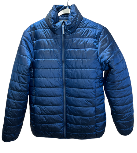 Lightweight Icy Blue Puffer Jacket Size 