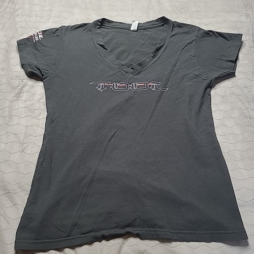 Camisa Distressed Tool Band 7empest Fear Inoculum Tour XL Damas Gris Cuello en V - Imagen 4 de 12