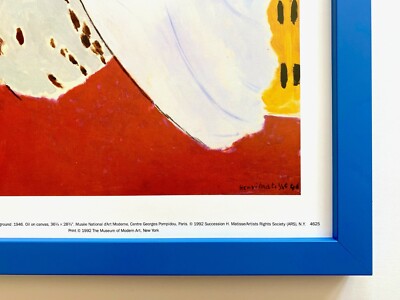 HENRI MATISSE RARE 1992 FRAMED MOMA LITHOGRAPH PRINT 