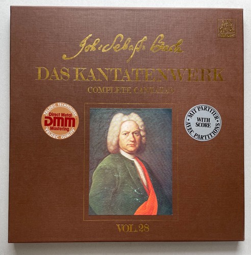 #30 J.S. Bach**DAS KANTATENWERK**vol 28**Harnonc./Leonh 1981**2LP Box+Partitur**
