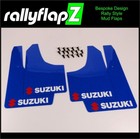 rallyflapZ | Mudflaps for Suzuki Swift Sport 12-17 ZC32S BLUE 3.2mm PVC *G L-R&W