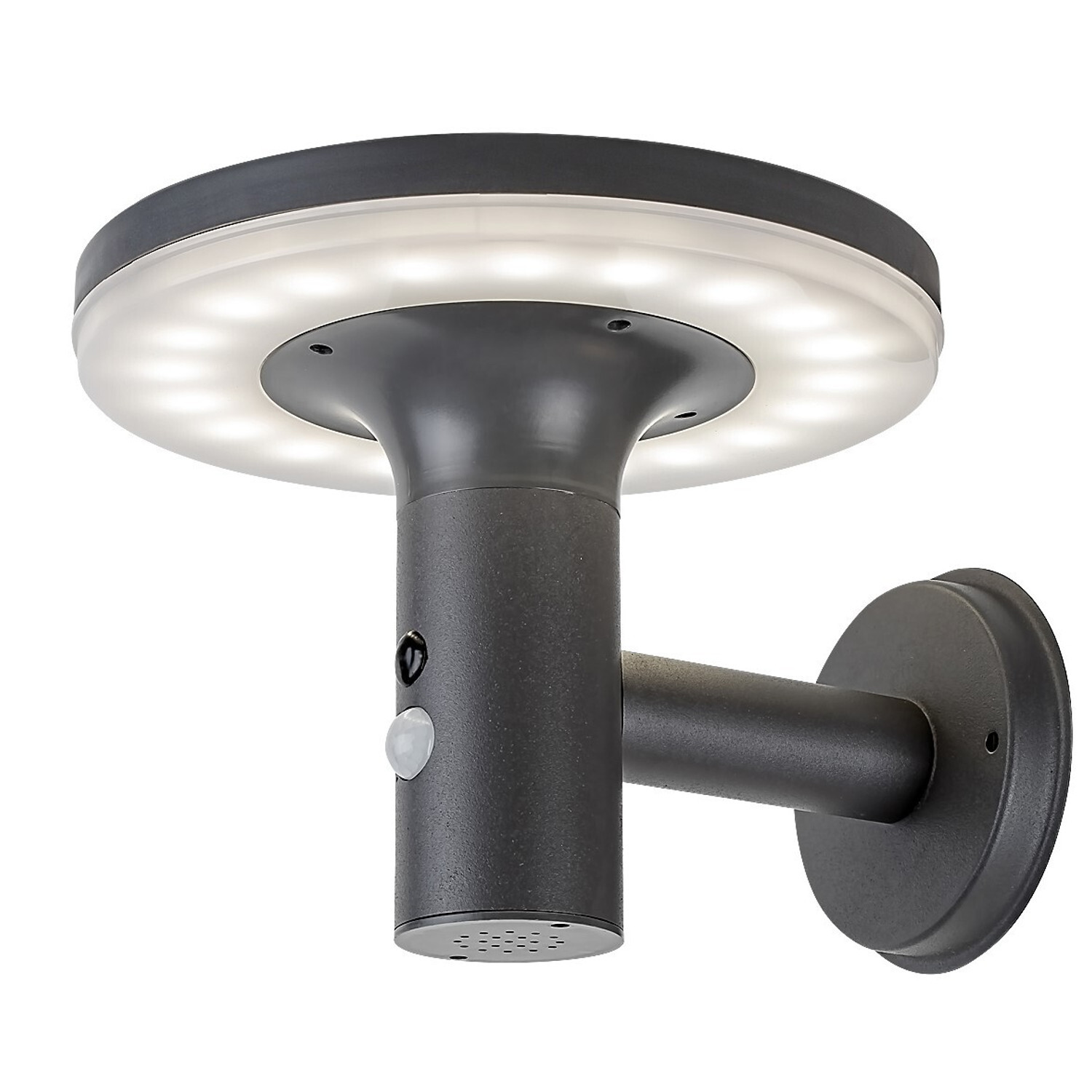 Applique murale extérieure LED 10W anthracite éclairage blanc naturel 4000K IP44