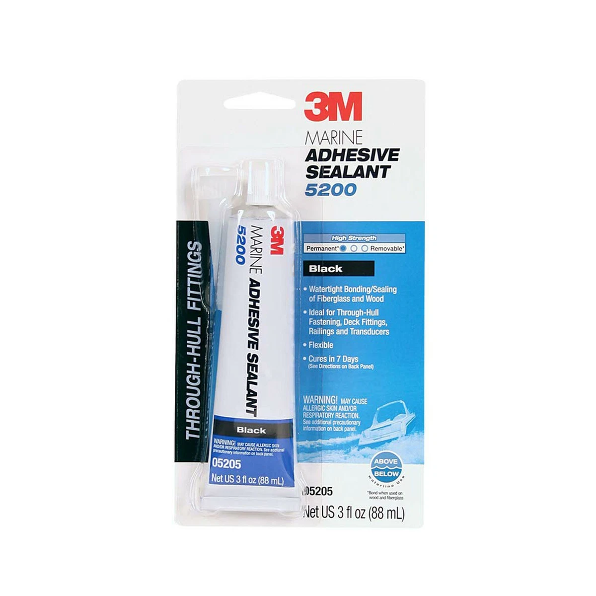 3M Marine Adhesive Sealant 5200 Permanent Bonding and Sealing for Boats and