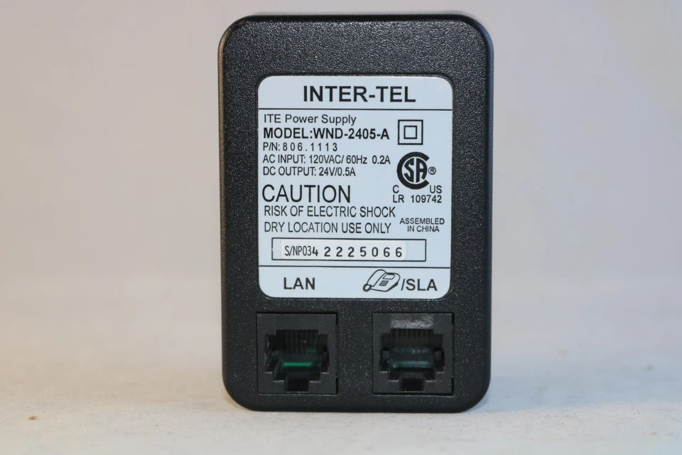 INTER-TEL AXXESS WND-4801-A IP POWER SUPPLY p/n 806.1113 24V OUTPUT TESED - Image 2 of 4