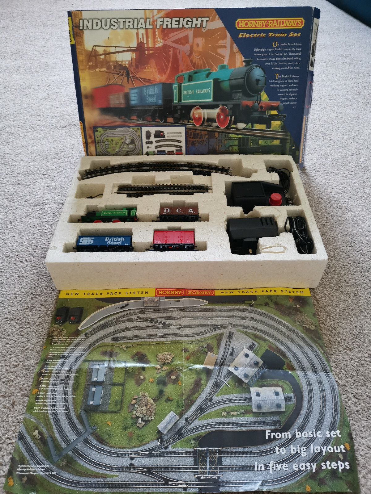 hornby industrial freight train set
