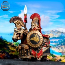 Leyile Leonidas I Custom Printed Minifigure and Horse -Pick Option -
