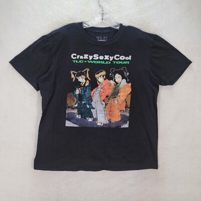 TLC Waterfalls R&B Hip Hop Black T-Shirt Tees Crazy Sexy Cool
