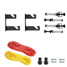 Kit reggi fondale fotografico da parete con Expan Rullo catenella per 2 fondali