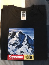 supreme the north face mountain tee black