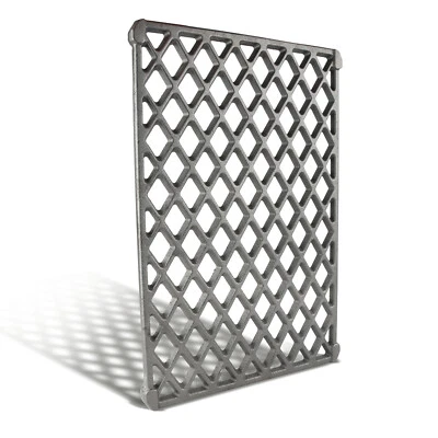 MARKENLOS Grillrost Gusseisen Rautenmuster Größe 30x44cm Weber Spirit 310/320/330/700