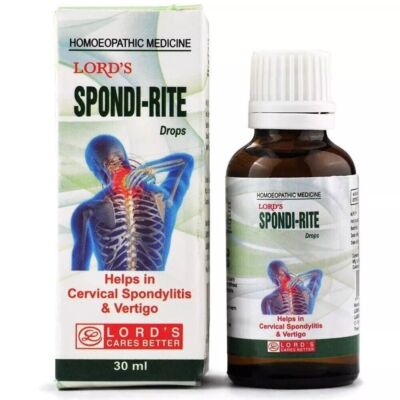 Lord's Homeopathic Spondirite Drops 30ml For Cervical Spondilytis
