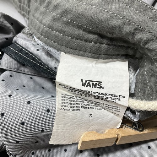 Pantaloncini corti grigi Vans Deck Siders uomo adolescente taglia 30 impermeabili - Foto 6 di 8