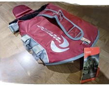 Dog Life Jacket, Reflective Lifesaver with Rescue Handle, Adjustable Vest Med.