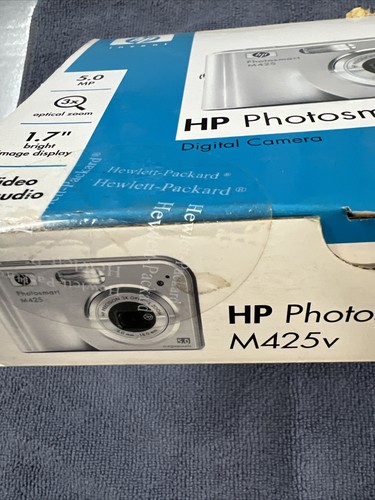 HP PhotoSmart M425 Digital Camera Optical Zoom 5.0x Zoom New Sealed - Picture 4 of 7