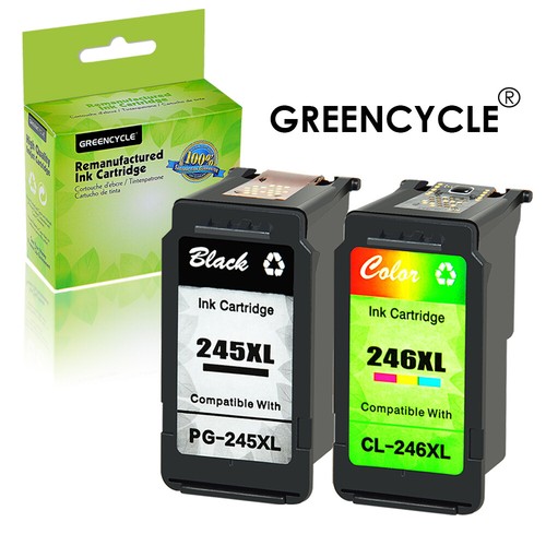 2PK Ink Cartridge For Canon PG-245XL CL-246XL MG3020 MG2522 TR4522 MX492 MX490 - 第 1/24 張圖片