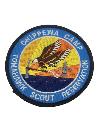 Chippewa Camp Tomahawk Pfadfinder Reservierung Adler Pfadfinderjunge BSA Aufnäher