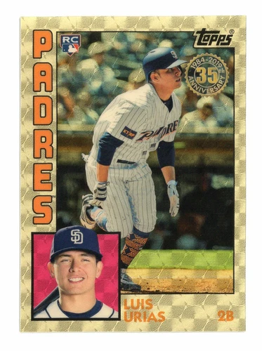 2019 Topps '84 Topps Silver Pack Chrome Series 2 Superfractor Luis Urias RC 1/1