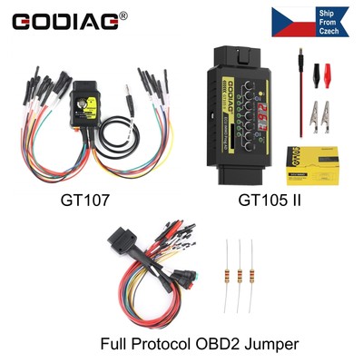 GODIAG GT107+GT105 II DSG Plus Gearbox Data Adapter & Full Protocol OBD2 Jumper