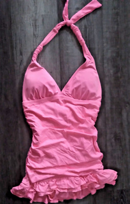 NEW Coco Rave Pink swimdress swimsuit Medium 34DD Bra sized swimwear DD Cup M
