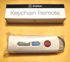 SimpliSafe Original Generation White NON-USB Keychain Remote Fob - BRAND NEW