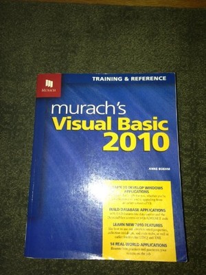 Murach's Visual Basic 2010 von Anne Boehm (Taschenbuch, 2010)