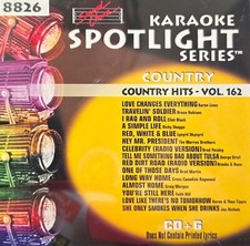SC8826   COUNTRY HITS  SOUND CHOICE KARAOKE LOT VA