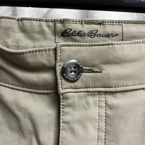 Eddie Bauer Travex Shorts Herren 38 Khaki Outdoor Wandern Aktiv Chino - Bild 6 von 12