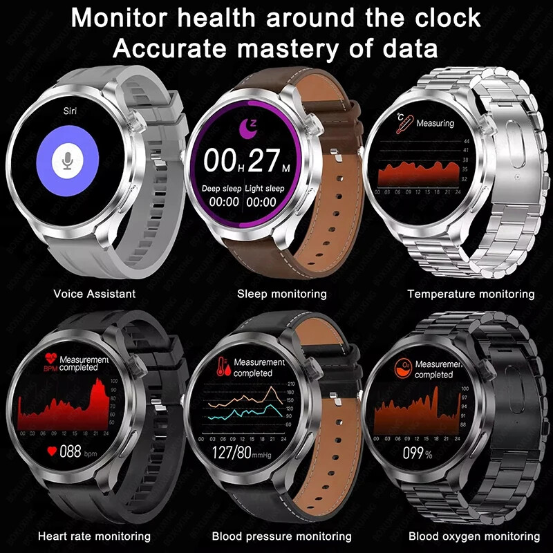 New HUAWEI Outdoor Sports Smart Watch Men Waterproof Bluetooth Call