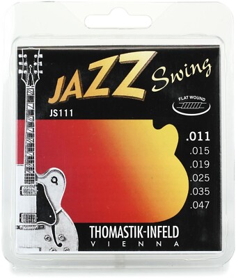 Thomastik-Infeld Jazz Swing Flatwound Electric Guitar Strings - Light .011-.047